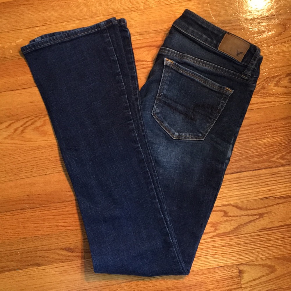 Dark Wash Skinny Kick Jeans